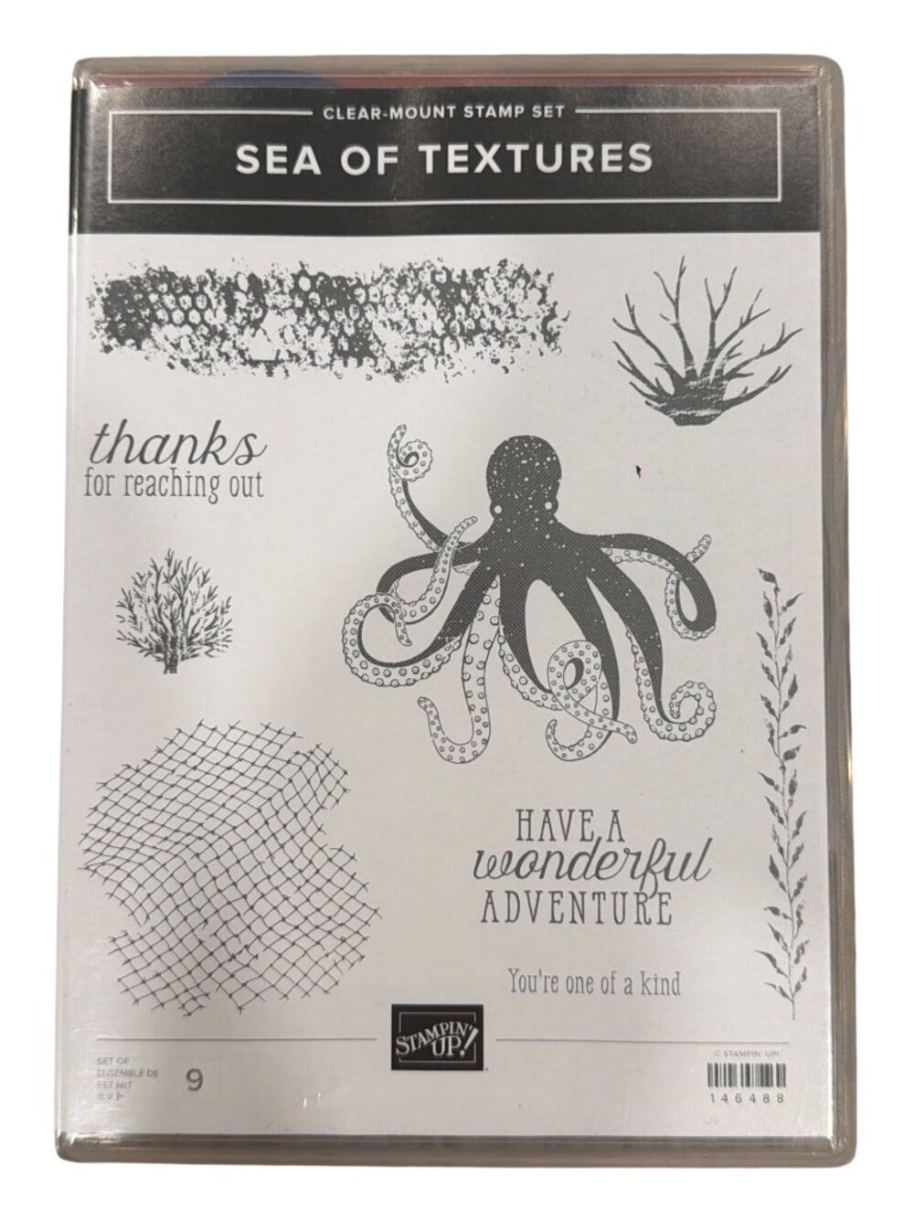 Sea Of Textures Clear-Mount Stamp Set Stampin Up!